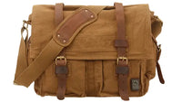 Sac à bandoulière vintage en toile Aventurière Home Travel World Store