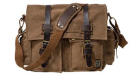 Sac à bandoulière vintage en toile Aventurière Home Travel World Store