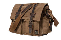 Sac à bandoulière vintage en toile Aventurière Home Travel World Store