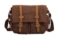 Sac à bandoulière vintage en toile Aventurière Home Travel World Store