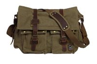 Sac à bandoulière vintage en toile Aventurière Home Travel World Store