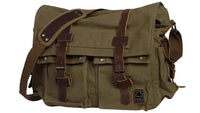 Sac à bandoulière vintage en toile Aventurière Home Travel World Store