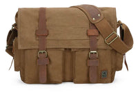 Sac à bandoulière vintage en toile Aventurière Home Travel World Store