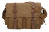 Sac à bandoulière vintage en toile Aventurière Home Travel World Store
