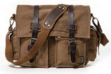 Sac à bandoulière vintage en toile Aventurière Home Travel World Store