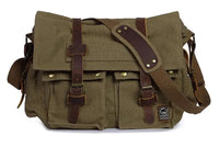 Sac à bandoulière vintage en toile Aventurière Home Travel World Store