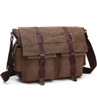 Sac à bandoulière vintage en toile Aventurière Home Travel World Store