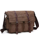 Sac à bandoulière vintage en toile Aventurière Home Travel World Store