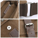 Sac à bandoulière vintage en toile Aventurière Home Travel World Store
