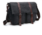 Sac à bandoulière vintage en toile Aventurière Home Travel World Store