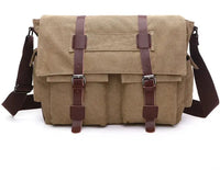 Sac à bandoulière vintage en toile Aventurière Home Travel World Store