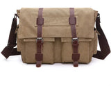 Sac à bandoulière vintage en toile Aventurière Home Travel World Store