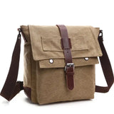 Sac à bandoulière vintage en toile Aventurière Home Travel World Store