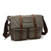 Sac à bandoulière vintage en toile Aventurière Home Travel World Store