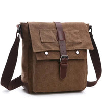 Sac à bandoulière vintage en toile Aventurière Home Travel World Store