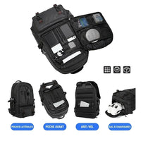 Sac à dos de voyage étanche, USB et de grande capacité Home Travel World Store