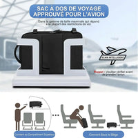 Sac à dos, grande capacité, étanche, pour ordinateur portable avec USB Home Travel World Store