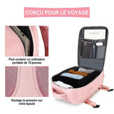 Sac à dos, grande capacité, étanche, pour ordinateur portable avec USB Home Travel World Store