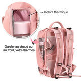 Sac à dos, grande capacité, étanche, pour ordinateur portable avec USB Home Travel World Store