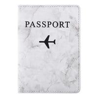 Couverture de protection de passeport (Effet marbré) Home Travel World Store