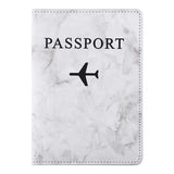 Couverture de protection de passeport (Effet marbré) Home Travel World Store