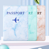 Couverture de protection de passeport (Effet marbré) Home Travel World Store