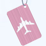 Porte étiquettes de bagage en Aluminium Home Travel World Store