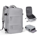 Sac à dos, grande capacité, étanche, pour ordinateur portable avec USB Home Travel World Store