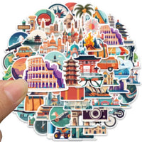 Kit Autocollants de voyage Rétro ( Home Travel ) Home Travel World Store