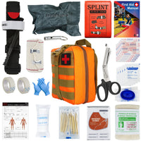 First Aid Kit Outdoor Survival Gear Molle Bag Medical Emergency IFAK Airway Military Tactical Tourniquet Bleeding Israel Bandage Home Travel World Store