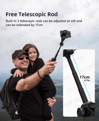 Stabilisateur à cardan 3 axes portable, avec suivi intelligent (AI) Home Travel World Store