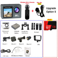 Caméras vidéo d'action 5K, Grand angle et Waterproof Home Travel World Store