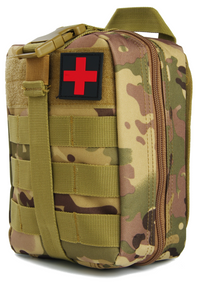 Trousse de Premiers Secours Sac médical d'urgence (Militaire Tactique) 35 pièces Home Travel World Store