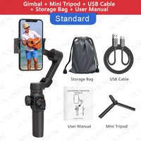 Stabilisateur à cardan 3 axes portable, avec suivi intelligent (AI) Home Travel World Store
