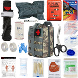 First Aid Kit Outdoor Survival Gear Molle Bag Medical Emergency IFAK Airway Military Tactical Tourniquet Bleeding Israel Bandage Home Travel World Store