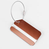 Porte étiquettes de bagage en Aluminium Home Travel World Store