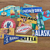 Kit Autocollants de voyage Rétro N°2 ( Home Travel ) Home Travel World Store