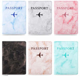 Couverture de protection de passeport (Effet marbré) Home Travel World Store