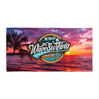 Serviette Wild wave surfing Home Travel World Store