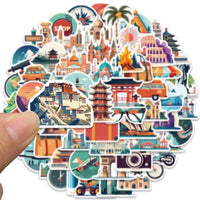 Kit Autocollants de voyage Rétro ( Home Travel ) Home Travel World Store