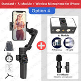 Stabilisateur à cardan 3 axes portable, avec suivi intelligent (AI) Home Travel World Store
