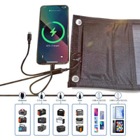 Station Portable Solaire Chargeur Pliable USB 60W Home Travel World Store