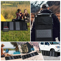 Station Portable Solaire Chargeur Pliable USB 60W Home Travel World Store
