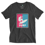 T-shirt Homme Manches Courtes Col V ( Surf ) Home Travel World Store