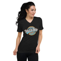 T-shirt femme Col V (Wild wave surfing) Home Travel World Store