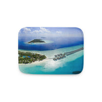 Tapis de bain à mémoire de forme (Atoll Polynésie France) Home Travel World Store