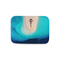 Tapis de bain à mémoire de forme (Croatia beach) Home Travel World Store