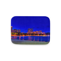Tapis de bain à mémoire de forme (Honolulu night beach) Home Travel World Store
