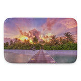 Tapis de bain à mémoire de forme (Indonesian beach) Home Travel World Store