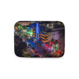 Tapis de bain à mémoire de forme (Miami night beach) Home Travel World Store